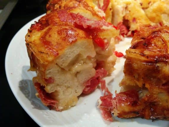 Rezept Schüttel - Zupf - Pizza | guenstig-kochen.at Rezept Schüttel - Zupf - Pizza