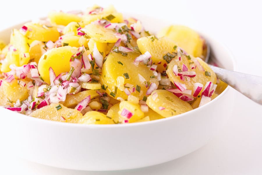 Kartoffelsalat - kostenloses Rezept mit Foto » guenstig-kochen.at