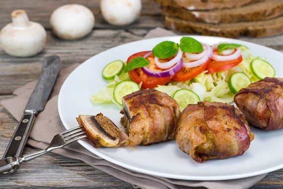 Rezept Gefüllte Champignons BBQ Style | guenstig-kochen.at Rezept Gefüllte Champignons BBQ Style
