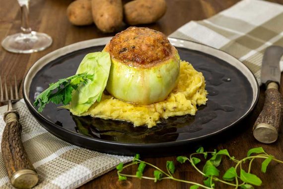 Rezept Gefüllter Kohlrabi mit Salciccia | guenstig-kochen.at Rezept Gefüllter Kohlrabi mit Salciccia