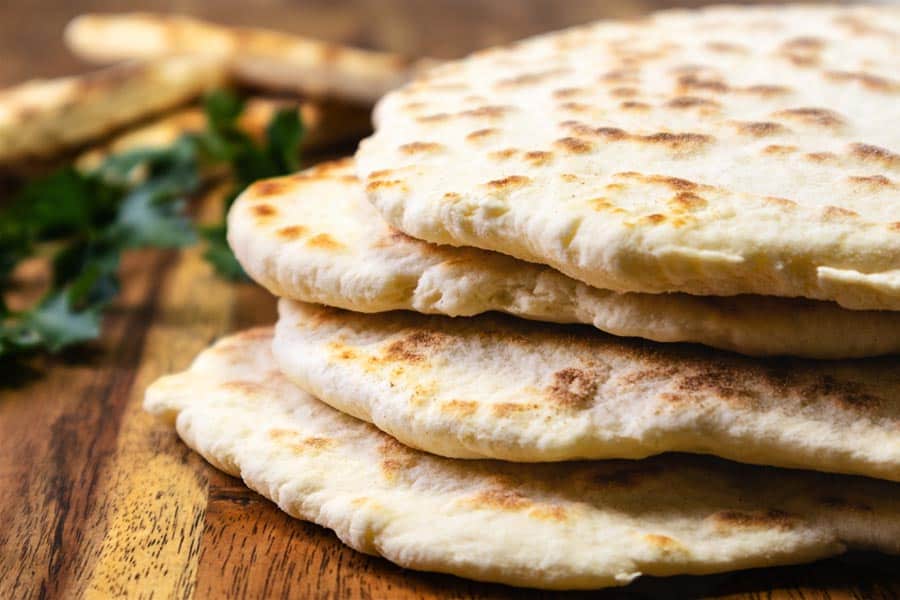 Einfaches Naan Brot Einfaches Naan Brot